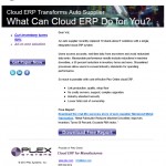 Cloud ERP email campaign